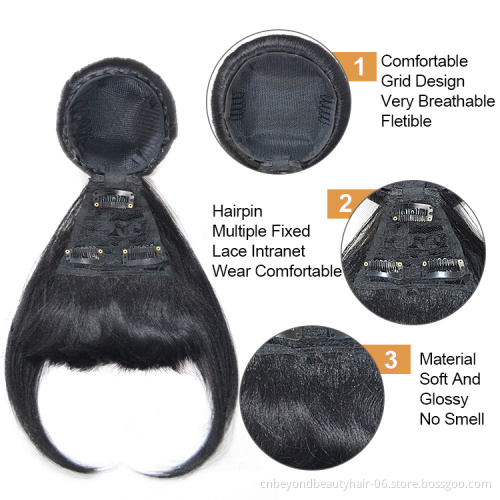 Synthetic Hair Bun With Bangs Set Heat Resistant Fiber Chignons HairPiece Ponytail Wig For Women Clip in Hair Extension